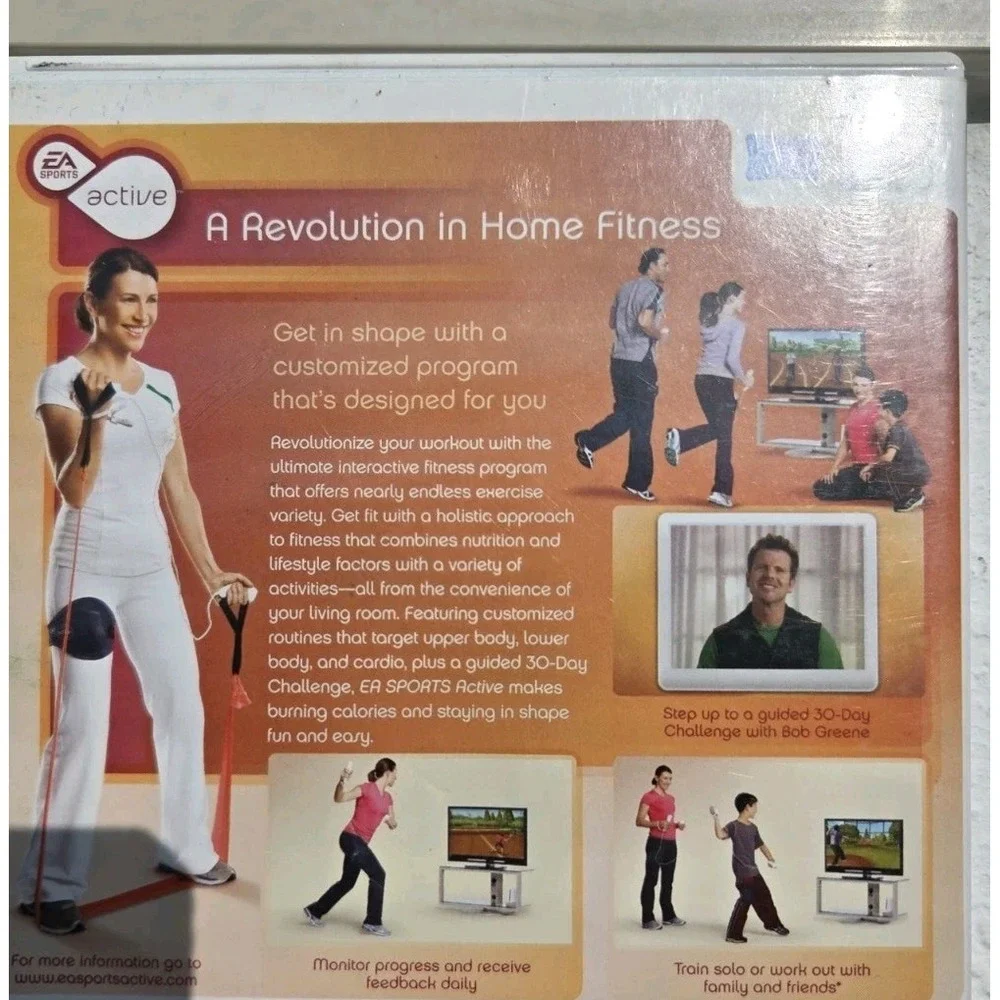 Sports Active Personal Trainer Game Only For Nintendo Wii, Pre Owned